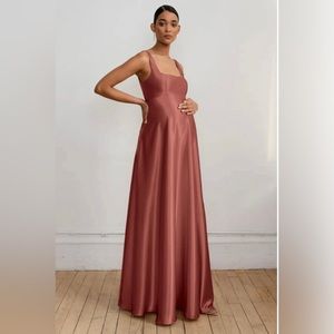 Jenny Yoo Ariana Maternity Dress English Rose